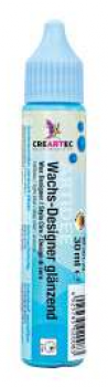 Wachs-Designer glänzend (Kerzenpen) hellblau